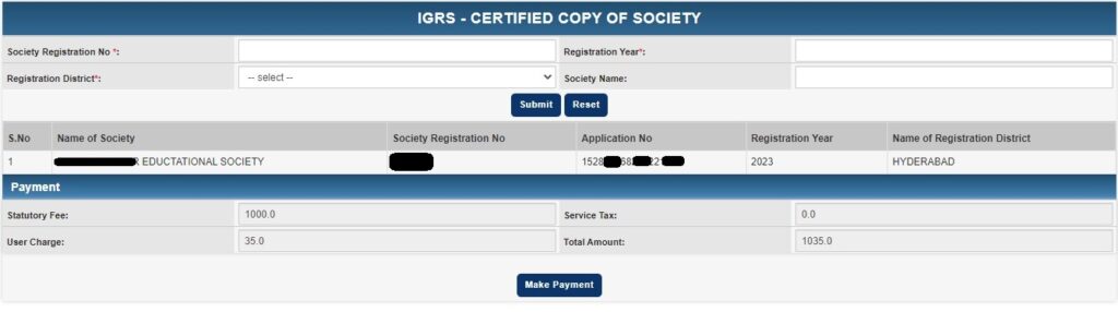 society registration complete process step by step guide add members